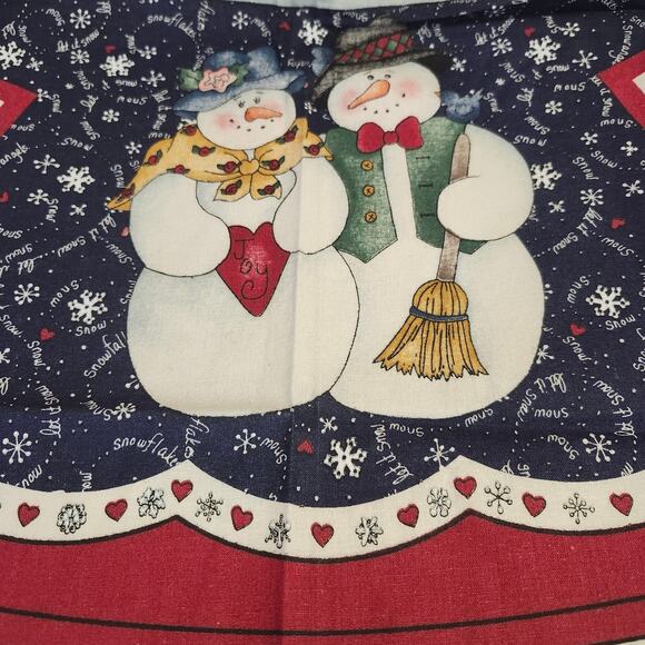 Diana Marcum For Marcus Bros. Snow Buddies Fabric Panels Christmas Tree Skirt - Picture 3 of 8